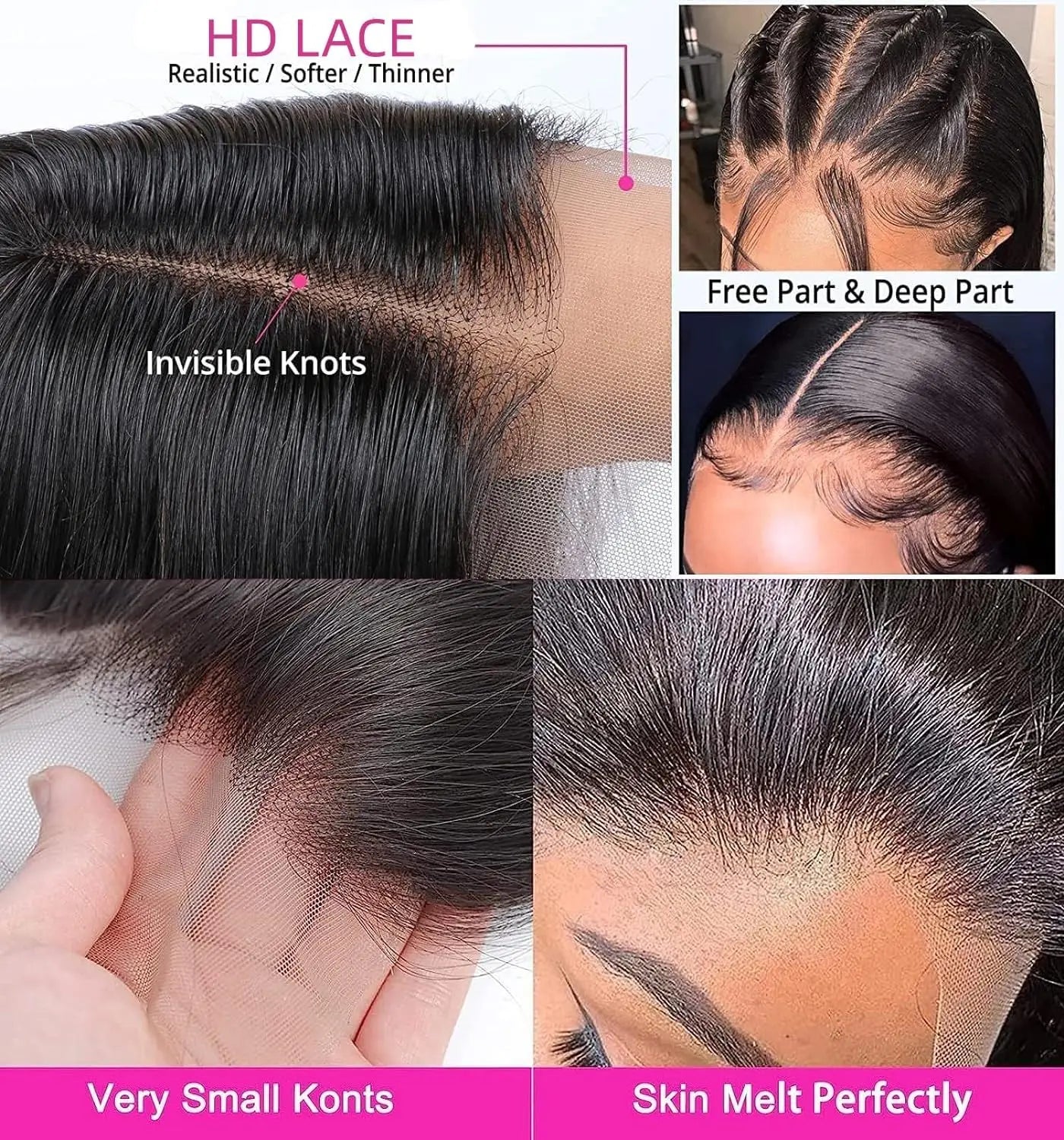 Silky Straight Natural Black 13x4 Lace Frontal Human Hair Bob Wig – Pre-Plucked Natural Hairline