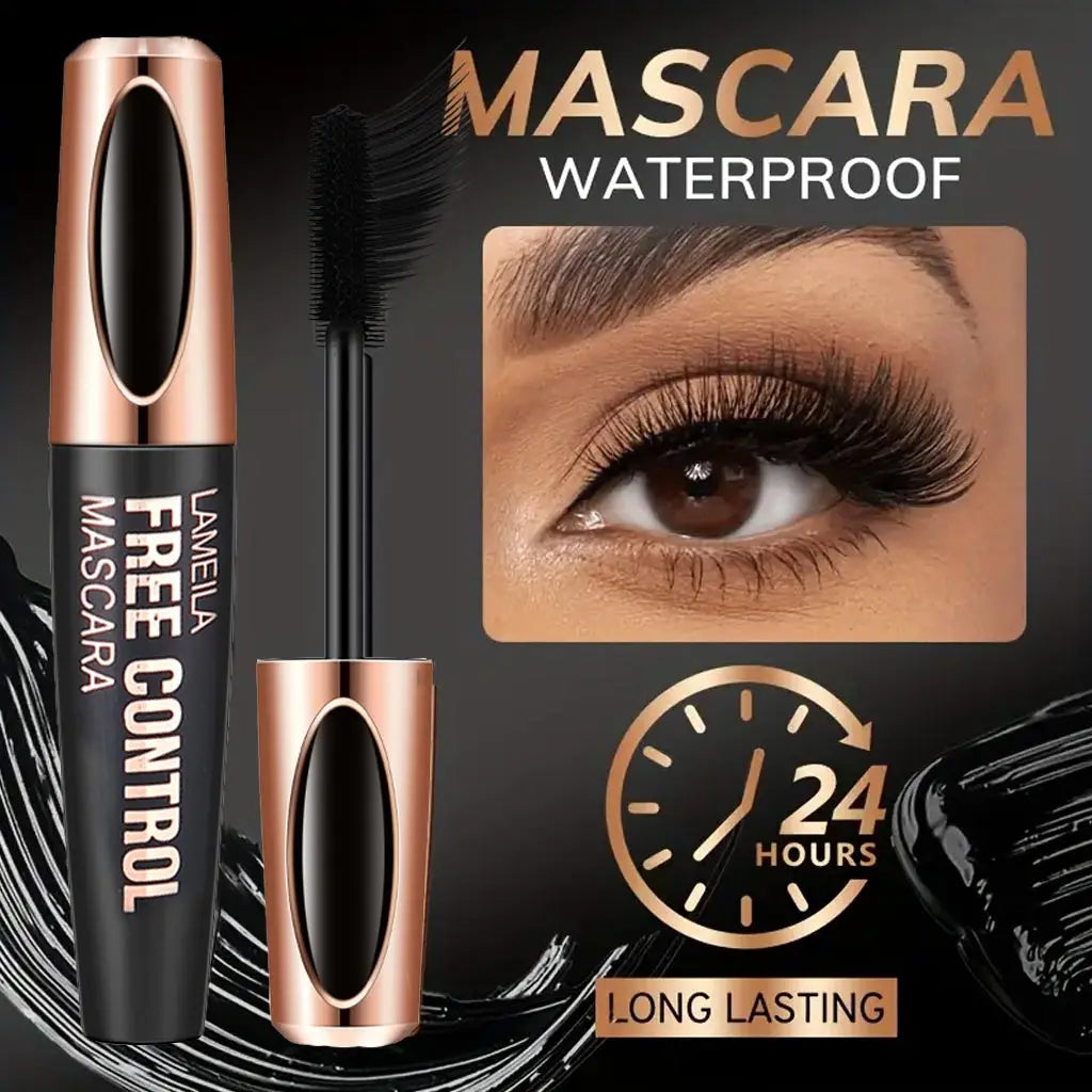 8D Silk Fiber Mascara – Waterproof, Thickening, Lengthening & Curling