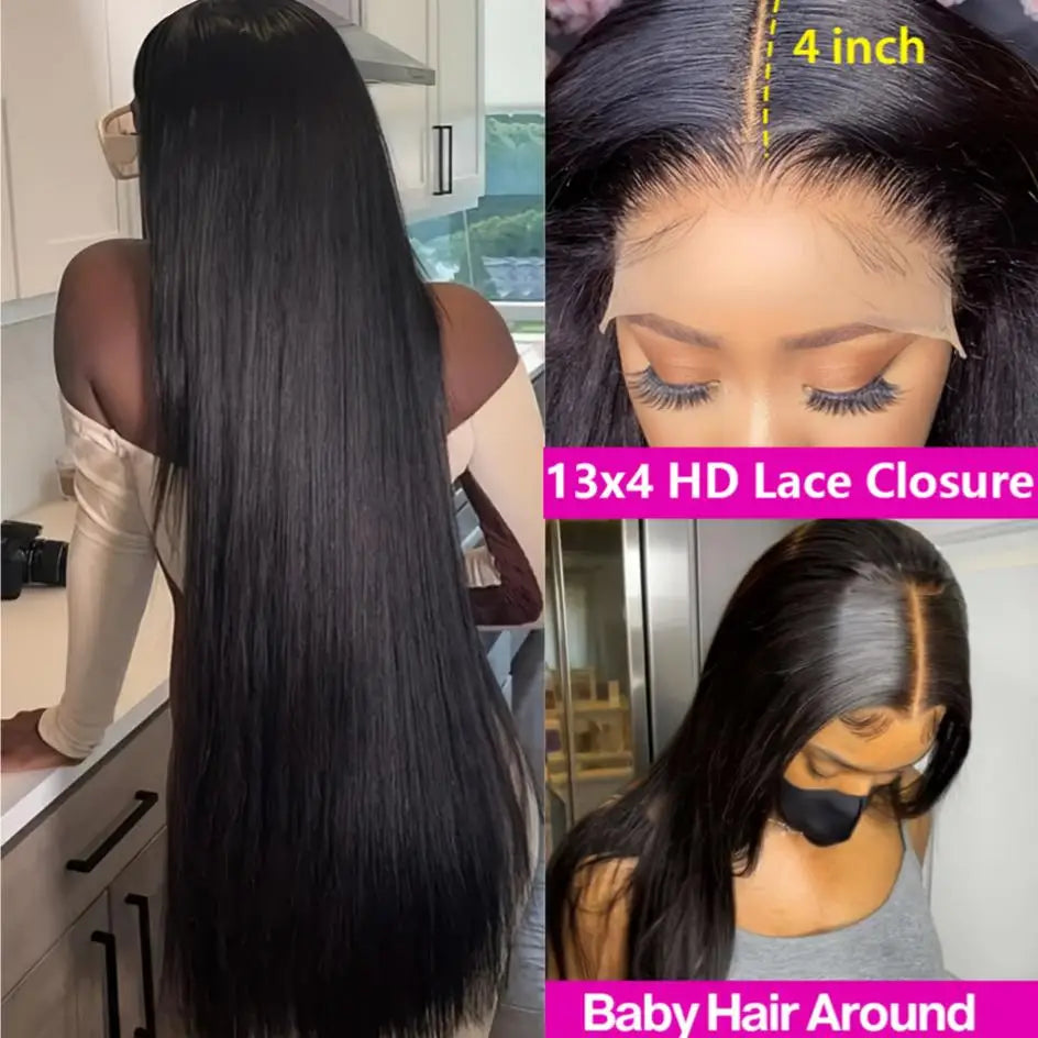 Alurën 13x6 Lace Front Silky Straight Brazilian Human Hair Wig