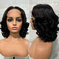 Highlight Loose Curl 5x5 HD Lace Closure Human Hair Bob Wig – 250% Density, Glueless Style