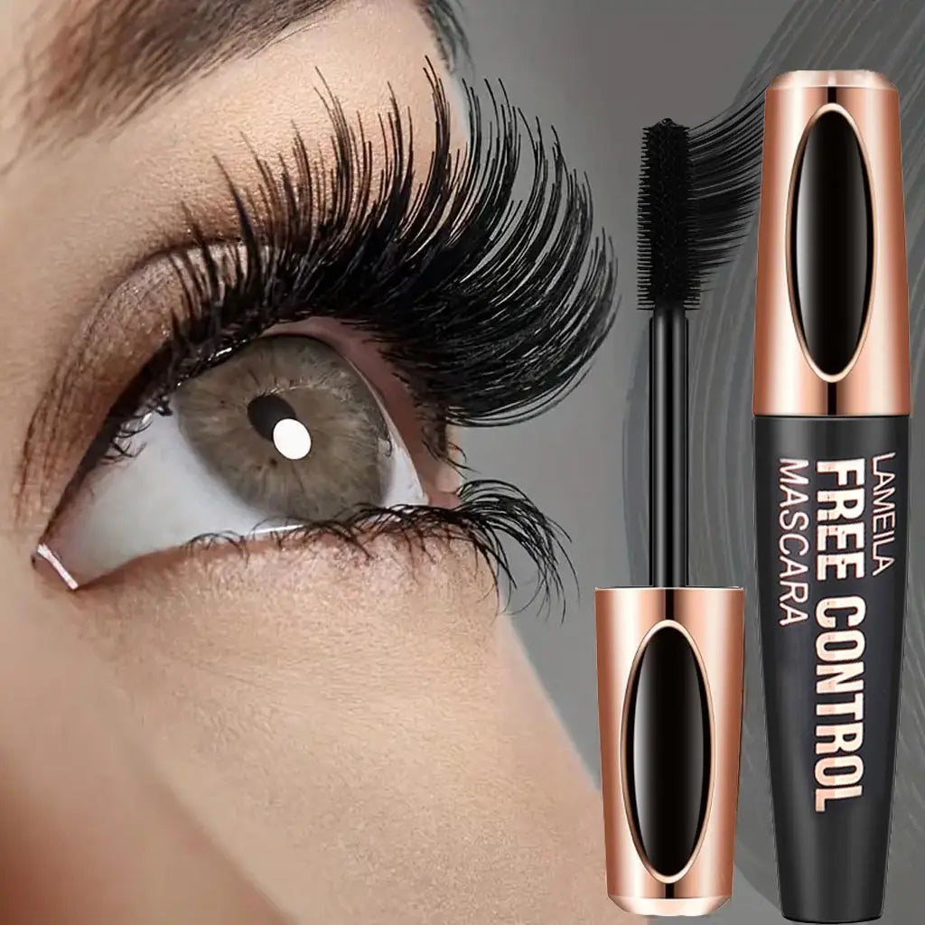 8D Silk Fiber Mascara – Waterproof, Thickening, Lengthening & Curling