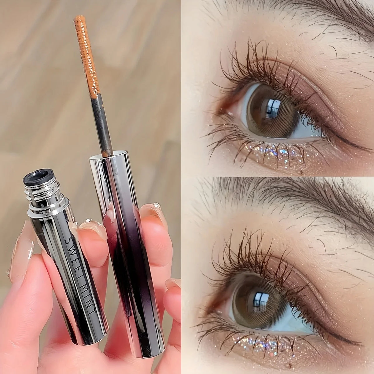 Sweet Mint Slim Tube Mascara – Black, Smudge-Proof, Lengthening & Curling