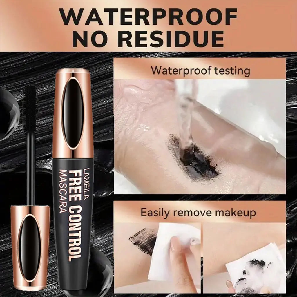 8D Silk Fiber Mascara – Waterproof, Thickening, Lengthening & Curling