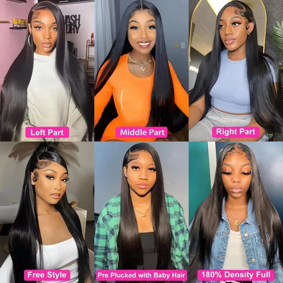 Alurën 13x6 Lace Front Silky Straight Brazilian Human Hair Wig