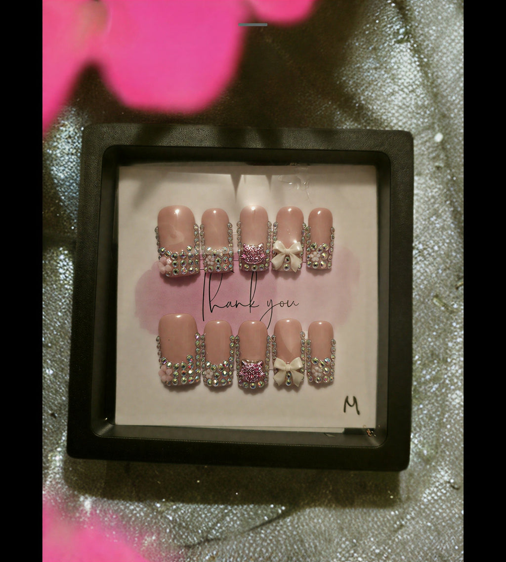 Alurën “Pink Stardust" Nail Set