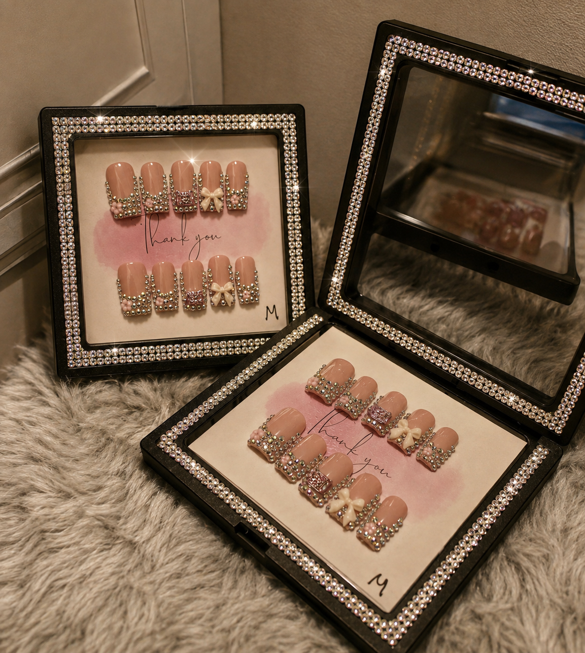 Alurën “Pink Stardust" Nail Set