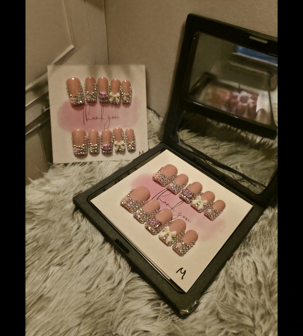 Alurën “Pink Stardust" Nail Set